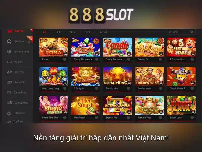 888Slot - Nền tảng slot trực tuyến đáng tin cậy