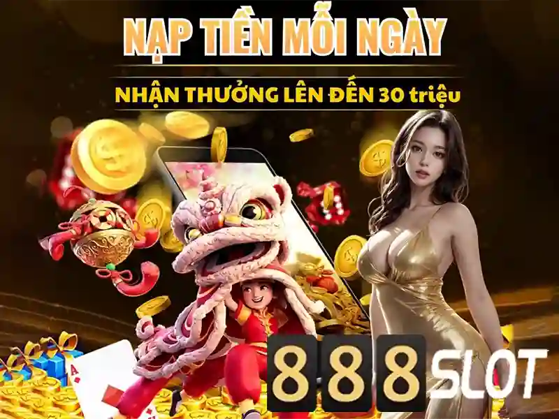 Logo thương hiệu 888slot trên nền sang trọng